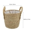 thumbnail image 2 of unbranded Maceta Tejida Para Plantas De Interior Con Y Asa De Transporte, 2 of 7