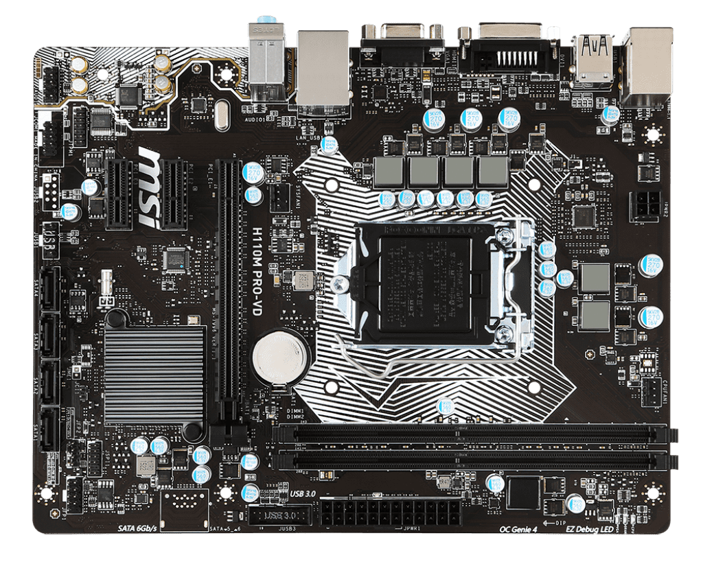 MSI H110M PROVD H110 LGA1151 6TH GEN PROC MAX32MB DDR4 MATX PCIE16