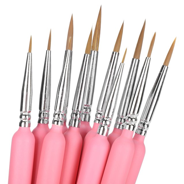 Kits de Pinceles De Línea De Gancho ANGGREK 11 Uds Pintura Fina Detalle