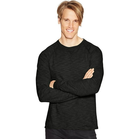 Download Men's Long Sleeve Slub Jersey T-shirt - Walmart.com