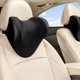 thumbnail image 1 of Almohada para el cuello del coche Cómoda ergonómica Hebilla ajustable Lavable Desmontable Reposacabezas Cojín Asiento Almohada Viaje Conducción Hombro Negro Macarena Almohada para el cuello del coche, 1 of 7