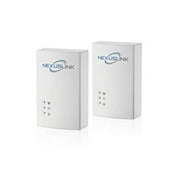 NexusLink G.hn Powerline Ethernet Adapter | 1200Mbps | Gigabit Port, Power Saving, Home Network Expander with Stable Ethernet Connection for Online Gaming, Video Streaming | 2-Unit Kit (GPL-1200-KIT)