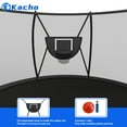 thumbnail image 3 of Kacho Trampoline 14FT, 1400LBS Trampoline with Enclosure Net, Heavy Duty Trampoline for 6-7 Kids and 2-3 Adults, Outdoor Trampoline with Basketball Hoop, Ladder, No Gap Design Backyard Trampoline, 3 of 7