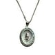 thumbnail image 1 of COLLAR DE VIRGEN OVAL ZIRCONIAS DE PLATA, 1 of 4