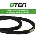 thumbnail image 3 of 8TEN Deck Belt for Husqvarna Toro WH3615 W3613A 539101959 1-323737 810-CBL2603T, 3 of 4