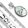 thumbnail image 2 of Natural Howlite Pendant 925 Sterling Silver Handmade Jewelry, 2 of 4