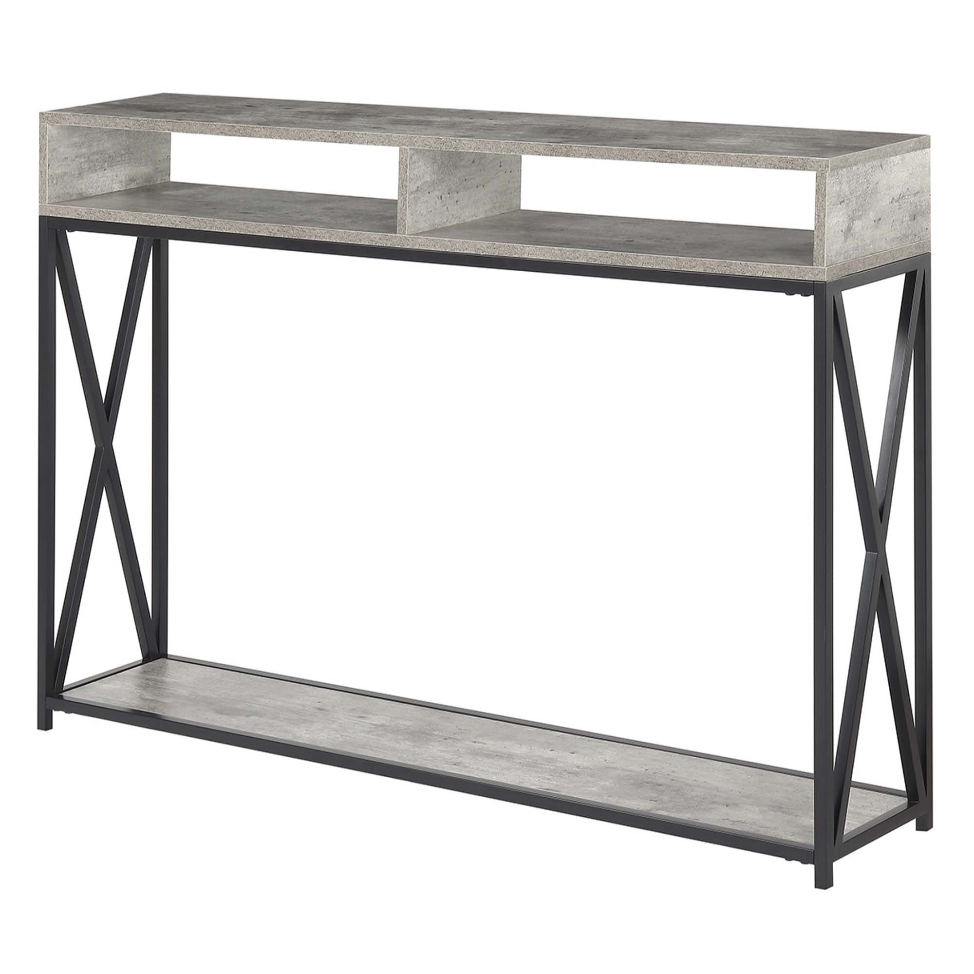 Convenience Concepts Tucson Deluxe 2 Tier Console Table