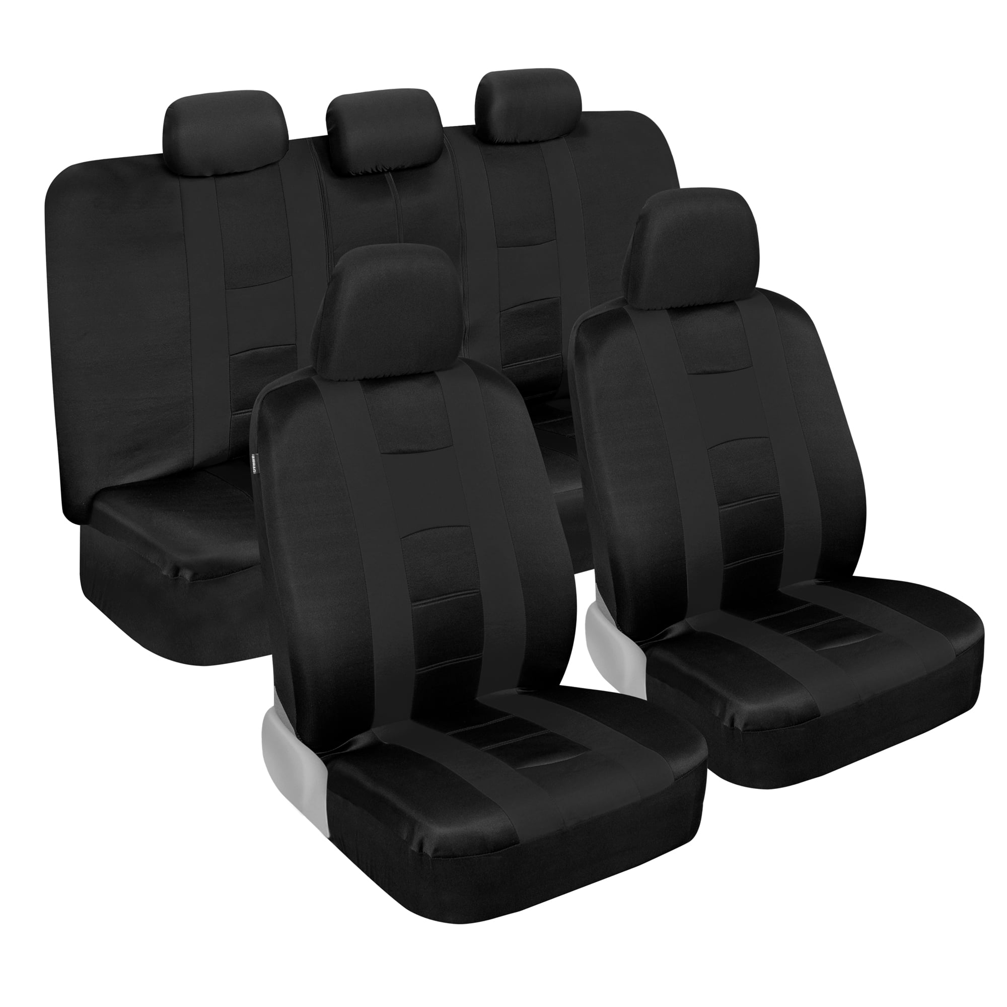 Side Airbag Compatible with Split Bench Blue/Black FH Group FB030BLUEBLACK115 full seat cover