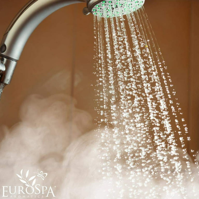 EuroSpa Aromatics Pure Eucalyptus Oil Shower Mist Spray Aromatherapy 2 Oz,  Lavender Infused 