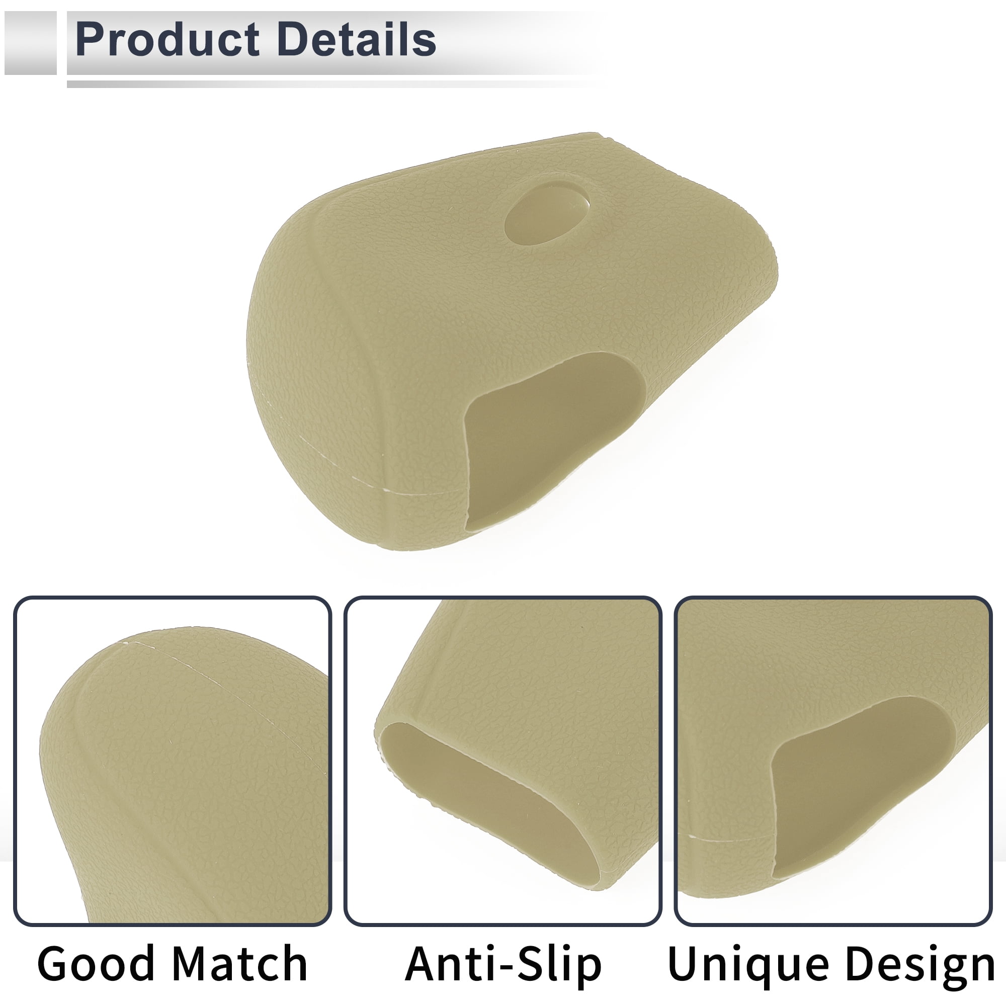 Unique Bargains Gear Shift Knob Cover Silicone Protector for Nissan Altima 2013-2018 Beige