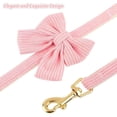 thumbnail image 4 of Minzimin Dog Collar and Leash Set with Bowtie, Soft & Cute Puppy Collar, Cotton Puppy Collar with Adjustable Metal Buckle for Small, Medium Dog, 4 of 9