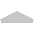 thumbnail image 5 of Ekena Millwork 54"W x 20-3/8"H x 2-3/4"P (Pitch 6/12) Peaked Cap 4 Spoke Architectural Grade PVC Combination Pediment, 5 of 8