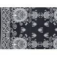 thumbnail image 2 of Zelouf Print On Ity  , Sewing, DIY, Crafts Fabric by the Yard, 919 Blk/ivory, 7 Yard, 2 of 2