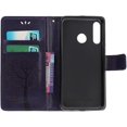 thumbnail image 3 of Huawei P30 Lite Case Cover,Owl Tree Pattern Premium PU Leather Flip Cover with Card Slots and Stand for Huawei P30 Lite (Grey, Huawei P30 Lite) purple Huawei P30 Lite, 3 of 8