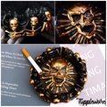 thumbnail image 6 of Ashtray Epoxy Resin Casting Mold with Skull Ashtray Resin Silicone Mold + Terrace Round Ashtray Resin Art Molds DIY Ashtray Mold, Halloween, 6 of 8