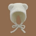 thumbnail image 5 of HJYCHN Stylish Women Winter Knitted Hat with Adorable Ear and Crochet Design for Cold Weather White One Size, 5 of 5