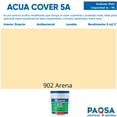 thumbnail image 2 of PINTURA VINILICA ACUA COVER COLOR ARENA MATE ACUARIO CUBETA, 2 of 5