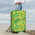 thumbnail image 7 of Susaid St. Patrick's day Elastic Print Elastic Washable Suitcase Cover with Hidden Zipper, Fits 18-32 Inch Luggage for Protection During Travel-Large, 7 of 7