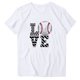 thumbnail image 1 of Blusas de Manga Corta para las Mujeres Divertido Impreso Cuello Redondo Tee, Vintage Humor Gráfico Blusas de Primavera para las Mujeres, 1 of 3