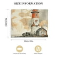 thumbnail image 3 of PIKWEEK Rustic Farmhouse Canvas Wall Art Old Lighthouse Picture Print Country Scenery Poster Vintage Artwork for Office Home Wall Decor 16*12inch/20*16inch, 3 of 6