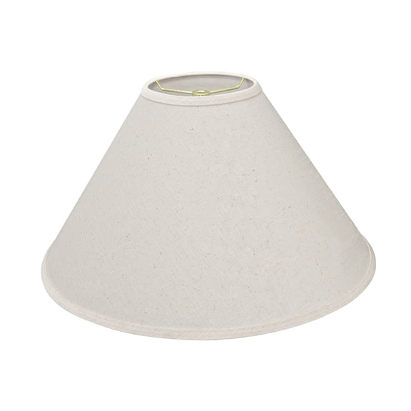 Aspen Creative 32201, Empire Spider Lamp Shade, Off White, 6" Top x 19" Bottom x 12" Slant Height