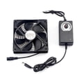 thumbnail image 4 of 120mm 2700RPM Fan Cooling with Controller 12cm 12V Btc Machine Chassis Workstation Cabinet Radiator, 4 of 5