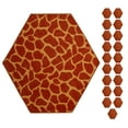 thumbnail image 1 of Furnish My Place Giraffe On Stilts Area Rug, Animal Print Area Rug, Pet-Friendly Rug, Baby Nursery Mat, Indoor Area Rug, Perfect for Living Room, Playroom, 3' Hexagon - Set of 20, 1 of 5