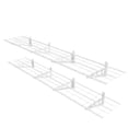 thumbnail image 3 of eShelf 2-Pack Wall Shelf Steel Garage Shelving Storage Rack 12" by 72" (1x6 ft) White, 3 of 9