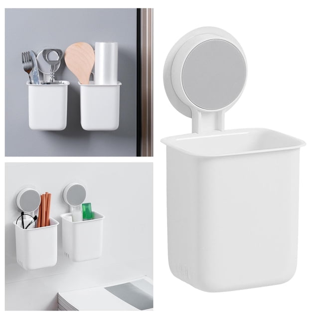 Soporte para cepillo de sin perforaciones, pasta de , taza para boca, organizador de cepillos de , caja de herramientas para Baoblaze porta cepillo de dientes