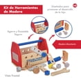 thumbnail image 3 of Juguete Para Niños Caja De Herramientas Con Accesorios De Madera Kids House RPL03, 3 of 9