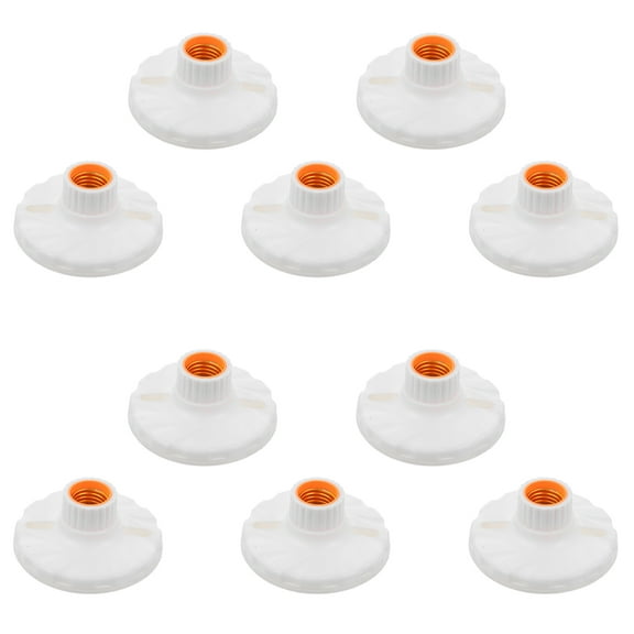 UPKOCH 10Pcs Outdoor Light Socket with Copper and Abs for Garden and Patio