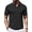 Black, variant on V Neck Men Polo Shirts Short Sleeve Knit T shirts for Men Casual Stretch Men Shirts