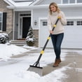 thumbnail image 5 of Leodye 1PCS Garden Flat Shovel Heavy Duty Metal Scraper with Long Handle for Garden Cleaning and Maintenance -45.28 IN, 5 of 5