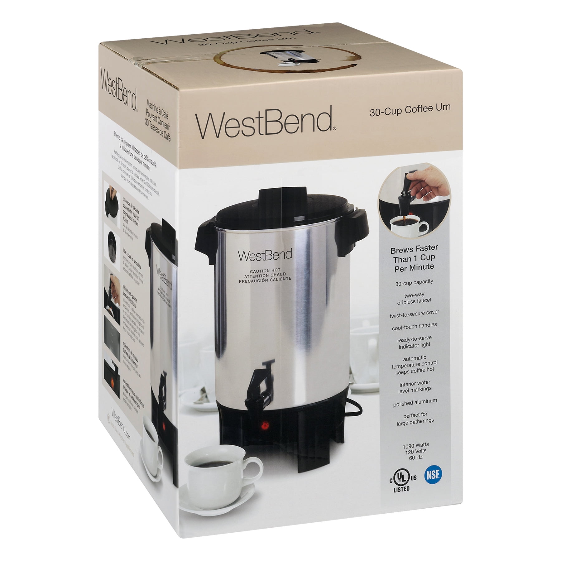 220-240 Volts Coffee Makers And Percolators 58016V - West Bend