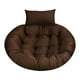 thumbnail image 3 of Cojín colgante para silla de cesta de 90 cm, cojín para silla de huevo para jardín, hogar y cocina. Café, 3 of 9
