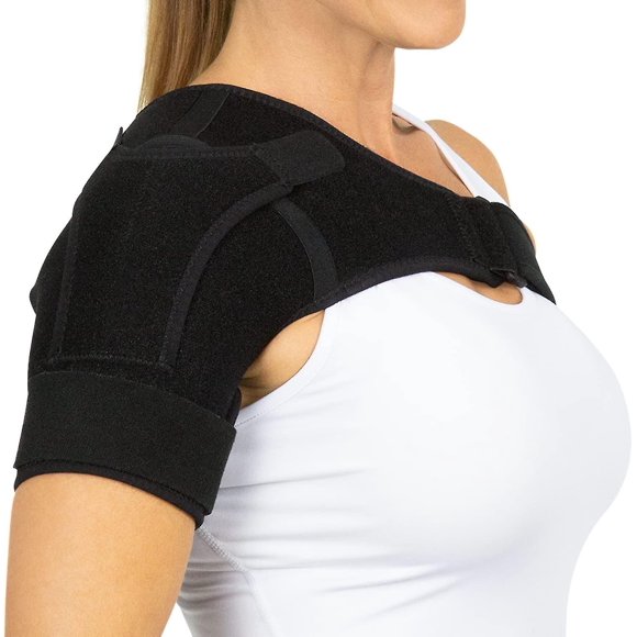 Shoulder Stability Brace - Injury Recovery Compression Support Sleeve - For Rotator Cuff Injuries, Arthritis, Sprain, Dislocation, Joint Pain Relief (