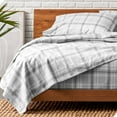 thumbnail image 2 of Bare Home Flannel Sheet Set - 100% Cotton - Deep Pocket - Twin XL, Tartan Plaid, 3-Pieces, 2 of 7