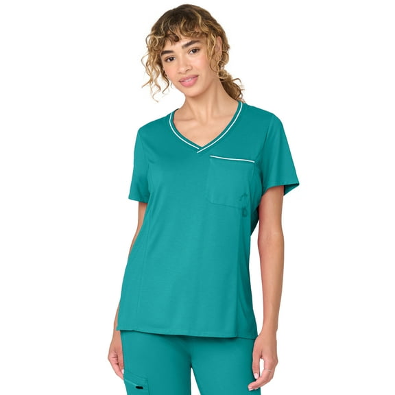 Kindly Yours Women’s Tailored V-Neck Scrub Top, Sizes XS-XXL