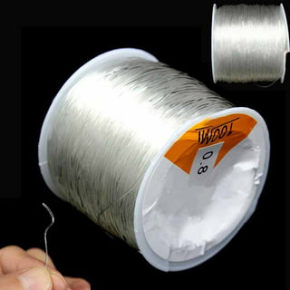 ESTONE Elastic Clear Beading Thread Stretch Polyester String Cord for  Jewelry Making