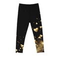 thumbnail image 4 of YUGYXL Deals Toddle Girls Legging Pants Lovely Graphic Slim Comfy Lounge Pants High Waist Mosquito Repellent Long Pants A Black 3 Years, 4 of 6