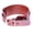 Coffee, variant on 1. Punk Adjustable Leather Cuff Double Buckle Wristband Unisex Jewelry for Men Women
