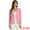 Pink, variant on DARING DIVA  Women's Notch Lapel One Button Linen Blazer XS Beige
