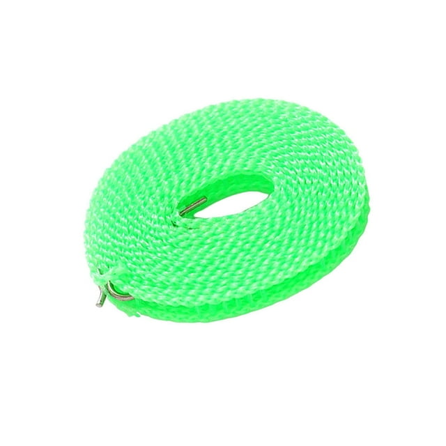 facefd Corde à Linge Extensible Portable pour Jardin Camping Accessoires RV Vert 800cm