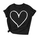 thumbnail image 4 of Xuyuer Women's Lover Printed Round Neck Short Sleeve T-Shirt, Cute Casual Graphic Tee Top for Date Nights, Anniversary Gifts and Couple Outfits, 4 of 7