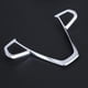 thumbnail image 4 of Car Steering Wheel Button Frame Cover Chrome Trim Fits for 3 5 7 Series X3 X5 X7 G05 G07 G11 2020, 4 of 5