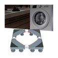 thumbnail image 3 of Washing Machine Stand Adjustable Anti-Vibrator Mobile Base Support for Washing Machine Portable Bat, 3 of 5