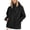 Black-0, variant on Womens Lightweight Packable Rain Jackets Zip Up Waterproof Windbreaker Hooded Raincoat Hiking Trench Coat Pockets