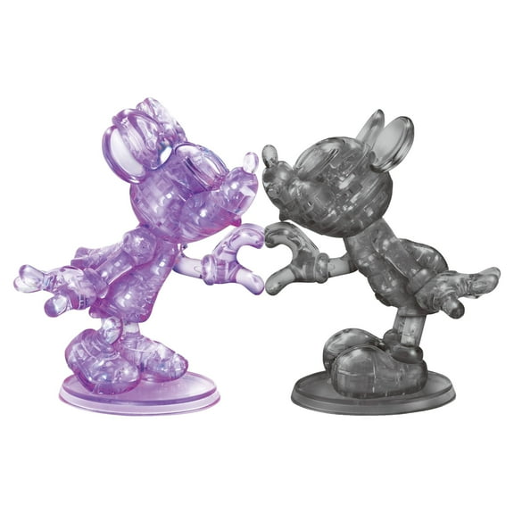 Mickey & Minnie Original 3D Crystal Puzzle from BePuzzled, Ages 12 and Up