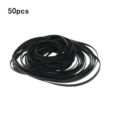 

Replacement Turntable Belt Rubber Flat Drive Belt for Record Player Walkman DVD