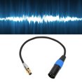 thumbnail image 1 of Female XLR Male to Mini XLR Female Cable Professional 3 Pin XLR Cable Adapter for Camera Mixer Microphone Recorder, 1 of 7